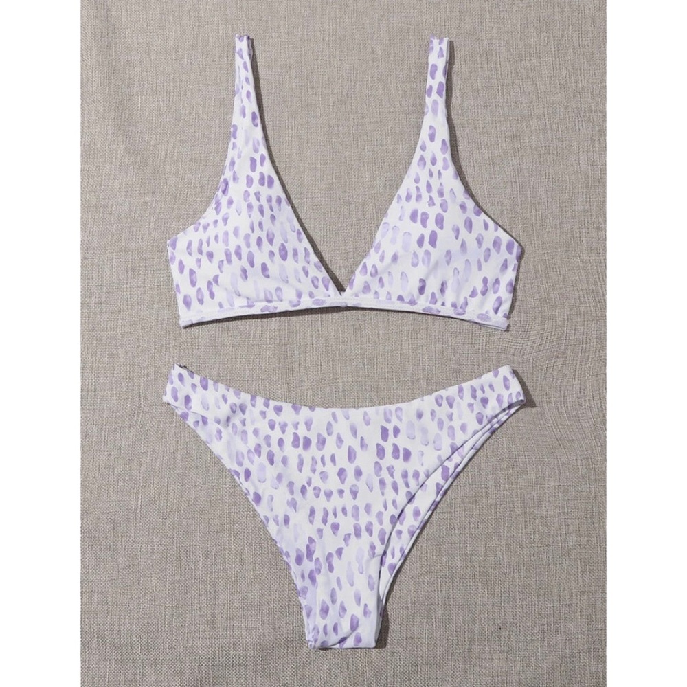 Allover Print Bikini Swimsuit